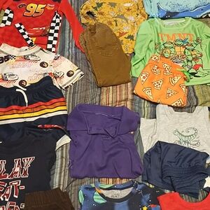 Kids Graphic T-Shirts and Shorts Set